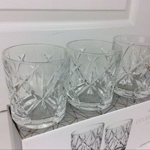 NEW Crystal Bohemia Whiskey Old Fashioned Glasses